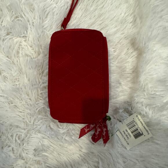 Vera Bradley All in One Crossbody Wristlet Tango Red NWT - Picture 8 of 8
